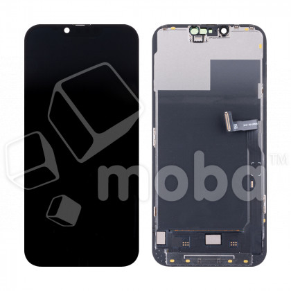 Дисплей для iPhone 13 Pro Max (A2645) в сборе с тачскрином Черный - (Hard OLED) (площадка под IC)