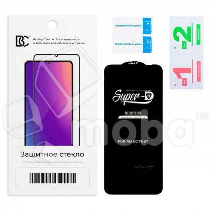Защитное стекло "Премиум" для Xiaomi Redmi Note 8T Черный