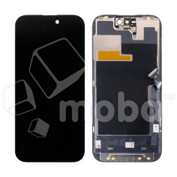 Дисплей для iPhone 14 Pro (A2891) в сборе с тачскрином Черный - JCID (Soft OLED, Full HD, 120 Гц) (с верификацией = с привязкой без ошибки)