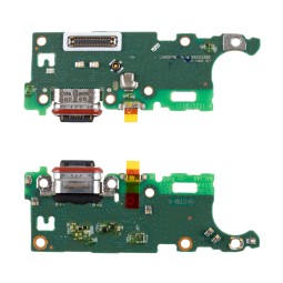 Шлейф для OPPO A6 4G (CPH2817) плата на системный разъем/микрофон - Премиум
