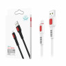 Кабель USB - MicroUSB XO NB151 (2.4A, плоский) Белый
