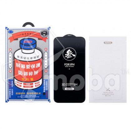 Защитное стекло Remax Medicine Glass GL-27 для iPhone 15 Plus/16 Plus Черный