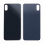 Задняя крышка для iPhone Xs Max (A1921/A2101) Серый (стекло, монолит, широкий вырез под камеру, логотип) - Премиум