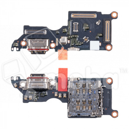 Шлейф для OPPO Reno 13 F 4G (CPH2701) плата системный разъем/разъем SIM/микрофон - Премиум