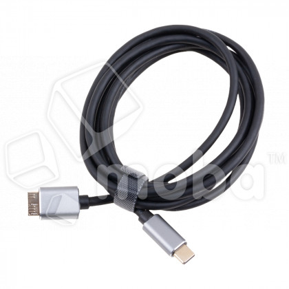 Кабель интерфейсный Type-C - Micro-B (2 м) Черный
