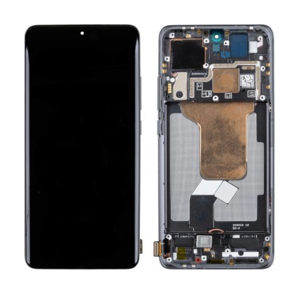 Дисплей для Xiaomi 12/12X (2201123G/2112123AG) модуль с рамкой Черный - OR