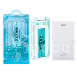 Защитное стекло Remax Tempered Glass GL-81 для iPhone 13/13 Pro/14/16e (2 шт., бокс для ровной установки) Черный
