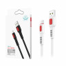 Кабель USB - Type-C XO NB151 (2.4A, плоский) Белый