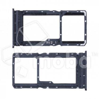 Держатель SIM для Xiaomi Poco M3 Pro 5G/Redmi Note 10T/10 5G (M2103K19Y/M2103K19PG) Черный
