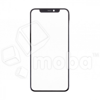 Стекло для переклейки iPhone 11 Pro в сборе с OCA пленкой Черный - OR (Feaglet)
