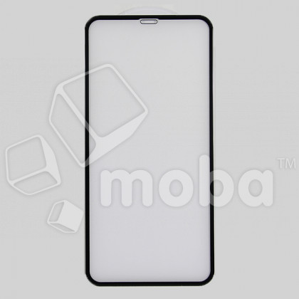 Защитное стекло "Оптима" для iPhone Xr/11 Черный (Закалённое, полное покрытие)
