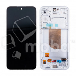 Дисплей для Samsung Galaxy S23 FE (S711B) модуль с рамкой Серебро - OR (SP)