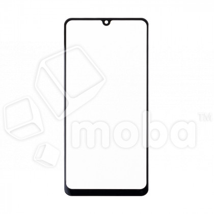 Стекло для переклейки Samsung Galaxy A31 (A315F) в сборе с OCA пленкой Черный - OR (Mitsubishi)