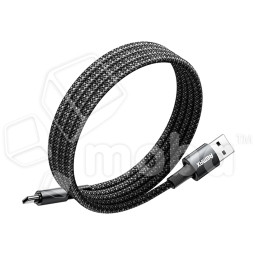 Кабель USB - Type-C Remax C02-AC (66W, PD, оплетка нейлон, магнитное крепление, 1,2 м) Черный
