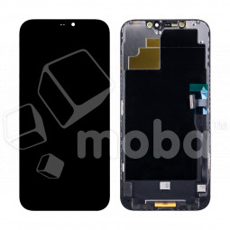 Дисплей для iPhone 12 Pro Max (A2411) в сборе с тачскрином Черный - (In-Cell) (площадка под IC)