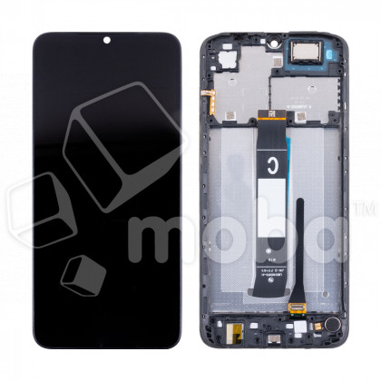 Дисплей для Xiaomi Redmi A2+ (23028RNCAG) модуль с рамкой Черный - OR