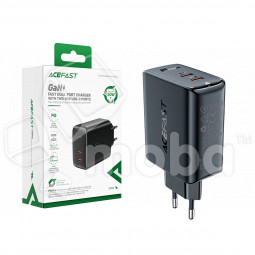 Сетевое зарядное устройство Type-C Acefast A29 (50W, PD, 2 порта, GaN) Черный