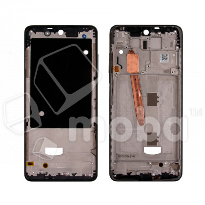 Рамка дисплея для Xiaomi Poco X3 NFC/X3 Pro (M2007J20CG/M2102J20SG) Черный (возможен дефект ЛКП)
