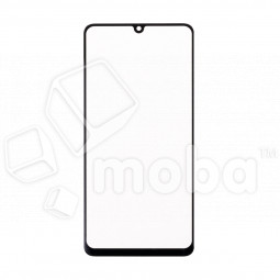 Стекло для переклейки Samsung Galaxy A32 4G/M32 (A325F/M325F) в сборе с OCA пленкой Черный - OR (Mitsubishi)