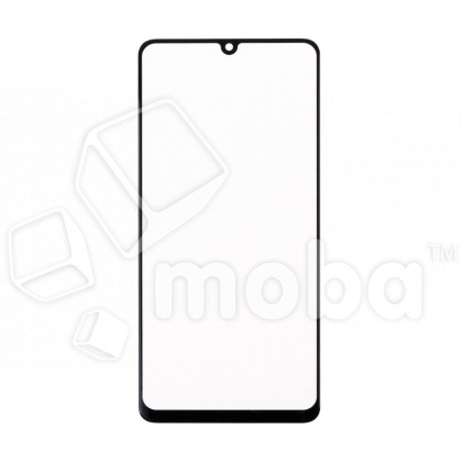 Стекло для переклейки Samsung Galaxy A32 4G/M32 (A325F/M325F) в сборе с OCA пленкой Черный - OR (Mitsubishi)