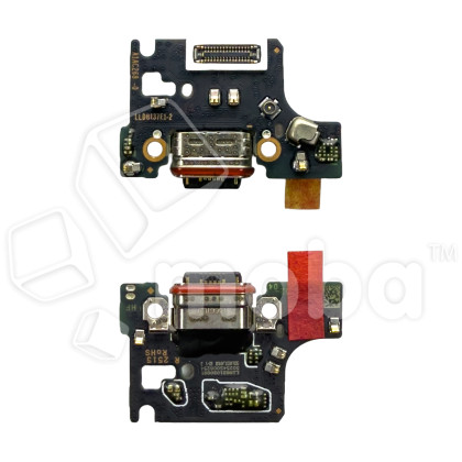 Шлейф для OPPO A5x 4G/A5 4G 2025 (CPH2725/CPH2727) плата на системный разъем/разъем гарнитуры/микрофон - Премиум