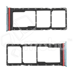 Держатель SIM для Tecno Spark 40C (KM4k) Голубой