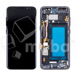 Дисплей для Samsung Galaxy S8 (G950F) модуль с рамкой Черный - (In-Cell)