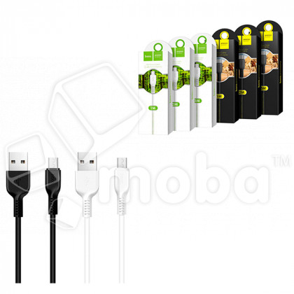 Кабель USB - MicroUSB Hoco X20 (2A, 2 м) Черный