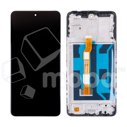 Дисплей для Vivo Y36 4G/5G (V2247) модуль с рамкой Черный - OR