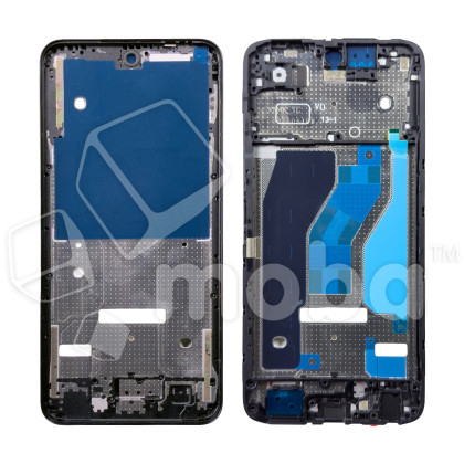 Рамка дисплея для Tecno Spark 40C (KM4k) Черный (возможен дефект ЛКП)