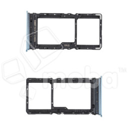 Держатель SIM для Xiaomi Poco M7 4G/Redmi 15 4G (25062PC34G/25062RN2DY) Голубой