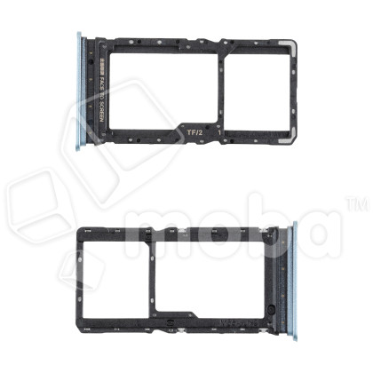 Держатель SIM для Xiaomi Poco M7 4G/Redmi 15 4G (25062PC34G/25062RN2DY) Голубой