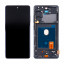 Дисплей для Samsung Galaxy S20 FE/S20 FE 5G (G780F/G781B) модуль с рамкой Синий - (OLED) (Full Size)