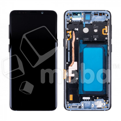 Дисплей для Samsung Galaxy S9 (G960F) модуль с рамкой Черный - (In-Cell)