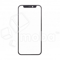 Стекло для переклейки iPhone 12 mini в сборе с OCA пленкой Черный - OR (Feaglet)