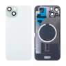 Задняя крышка для iPhone 15 Plus (A3094) в сборе со стеклом камеры Зеленый (стекло, монолит, MagSafe, логотип) - Премиум