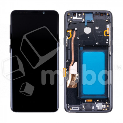 Дисплей для Samsung Galaxy S9+ (G965F) модуль с рамкой Черный - (In-Cell)