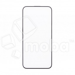 Защитное стекло с сеткой динамика для iPhone 15 Pro Max Черный