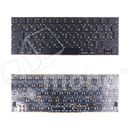 Клавиатура для ноутбука MacBook Pro 13"/15" A1989/A1990 (2018-2019, Г-образный Enter RU) Черный
