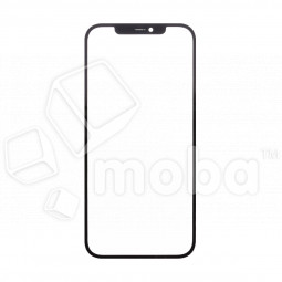 Стекло для переклейки iPhone 12 Pro Max в сборе с OCA пленкой Черный - OR (Feaglet)