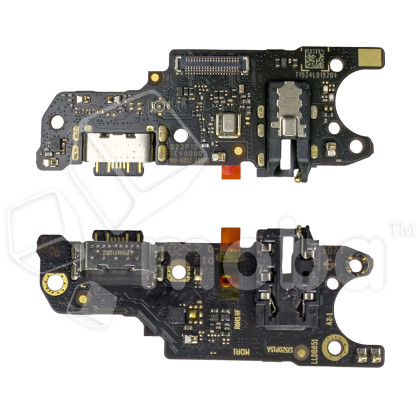 Шлейф для Xiaomi Redmi 15C 4G/Poco C85 (25078RA3EY/25078PC3EG) плата на системный разъем/микрофон - Премиум