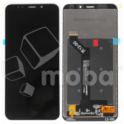 Дисплей для Xiaomi Redmi 5 Plus (MEG7) в сборе с тачскрином Черный - Оптима