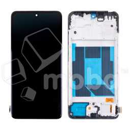 Дисплей для Xiaomi Redmi Note 14 4G (24117RN76O/24117RN76G) модуль с рамкой Черный - (OLED)