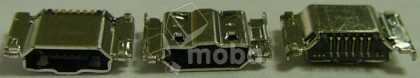 Разъем MicroUSB для Samsung Galaxy S3 Duos/Tab 3 8.0" 3G/Wi-Fi/S2 9.7" Wi-Fi/LTE (i9300/i9200/i8580/T310/T311/i9300I/i9301/T810/T813/T815/T819)