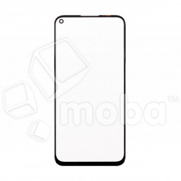 Стекло для переклейки Huawei P40 Lite/Nova 6 SE (JNY-LX1) в сборе с OCA пленкой Черный - OR (Mitsubishi)