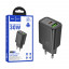 Сетевое зарядное устройство USB/Type-C Hoco N63 (30W, QC3.0, PD, GaN) Черный