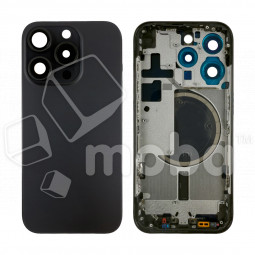 Корпус для iPhone 15 Pro (1 Sim) Черный - Премиум