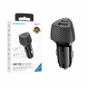 Автомобильное зарядное устройство USB/Type-C Borofone BZ31C (30W, QC3.0, PD, 1Type-C, 1USB) Черный