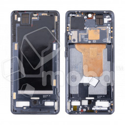 Рамка дисплея для Xiaomi 12/12X (2201123G/2112123AG) Черный (возможен дефект ЛКП)