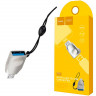 Адаптер MicroUSB - OTG Hoco UA10 Серебро